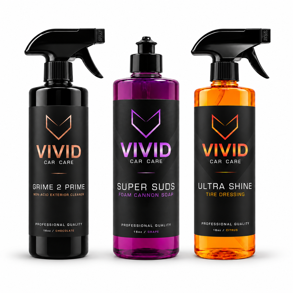 Essentials Kit, 3-Piece Exterior Car Care Bundle - 16oz