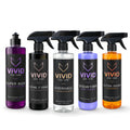 Full Vivid Detail Kit, 5-Piece Complete Car Care Bundle - 16oz