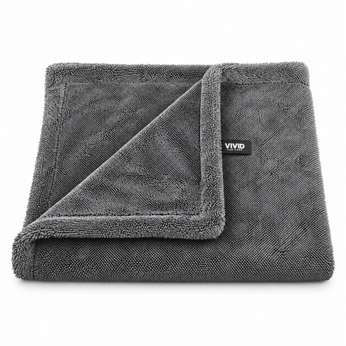 Vivid Car Care 1400 GSM Twisted Loop Microfiber Car Drying Towel
